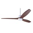 Arbor DC Ceiling Fan, Gloss White, Mahogany Blades, No Light Arbor DC Ceiling Fan, Gloss White, Mahogany Blades, No Light