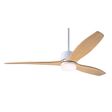 Arbor DC Ceiling Fan, Gloss White, Maple Blades, 17W LED Light Arbor DC Ceiling Fan, Gloss White, Maple Blades, 17W LED Light