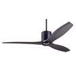 LeatherLuxe DC Ceiling Fan, Dark Bronze with Black Leather, Ebony Blades, No Light LeatherLuxe DC Ceiling Fan, Dark Bronze with Black Leather, Ebony Blades, No Light
