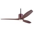 LeatherLuxe DC Ceiling Fan, Dark Bronze with Chocolate Leather, Mahogany Blades, 17W LED Light LeatherLuxe DC Ceiling Fan, Dark Bronze with Chocolate Leather, Mahogany Blades, 17W LED Light