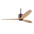 LeatherLuxe DC Ceiling Fan, Dark Bronze with Chocolate Leather, Maple Blades, No Light LeatherLuxe DC Ceiling Fan, Dark Bronze with Chocolate Leather, Maple Blades, No Light