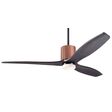 LeatherLuxe DC Ceiling Fan, Dark Bronze with Tan Leather, Ebony Blades, 17W LED Light LeatherLuxe DC Ceiling Fan, Dark Bronze with Tan Leather, Ebony Blades, 17W LED Light