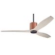 LeatherLuxe DC Ceiling Fan, Dark Bronze with Tan Leather, Whitewash Blades, No Light LeatherLuxe DC Ceiling Fan, Dark Bronze with Tan Leather, Whitewash Blades, No Light