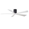Zora 5 Blade Ceiling Fan, Matte Black with Matte White Blades, 60" Diameter Zora 5 Blade Ceiling Fan, Matte Black with Matte White Blades, 60" Diameter