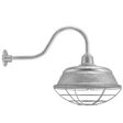 17" Bomber, 975-Galvanized, Wire Cage, G22 Gooseneck Arm 17" Bomber, 975-Galvanized, Wire Cage, G22 Gooseneck Arm