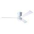 Cirrus Flush Mount Ceiling Fan, Gloss White Cirrus Flush Mount Ceiling Fan, Gloss White