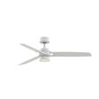 Amped Ceiling Fan, Matte White Amped Ceiling Fan, Matte White