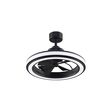 Gleam Ceiling Fan, Black Gleam Ceiling Fan, Black