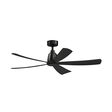 Kute5 Ceiling Fan, Black with Black Blades Kute5 Ceiling Fan, Black with Black Blades