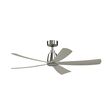 Kute5 Ceiling Fan, Brushed Nickel with Brushed Nickel Blades Kute5 Ceiling Fan, Brushed Nickel with Brushed Nickel Blades