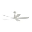 Kute5 Ceiling Fan, Matte White with Matte White Blades Kute5 Ceiling Fan, Matte White with Matte White Blades