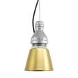 Lafayette SoHo, 997-Natural Raw Brass, Shade Top in 975-Galvanized Lafayette SoHo, 997-Natural Raw Brass, Shade Top in 975-Galvanized