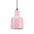 Chateau Pendant Light, 480-Blush Pink, CSBP-Black & Pink Cloth Cord Chateau Pendant Light, 480-Blush Pink, CSBP-Black & Pink Cloth Cord