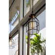 Minimalist Copper Cage Pendant, Wire Cage, Brown Cotton Twist Cord, Edison Light Bulb Minimalist Copper Cage Pendant, Wire Cage, Brown Cotton Twist Cord, Edison Light Bulb