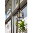 Minimalist Copper Cage Pendant, Wire Cage, Brown Cotton Twist Cord, Edison Light Bulb Minimalist Copper Cage Pendant, Wire Cage, Brown Cotton Twist Cord, Edison Light Bulb
