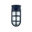Flush Mount LED Guard Sconce, 705-Navy, TGG-Heavy Duty Cast Guard, RIB-Ribbed Glass Flush Mount LED Guard Sconce, 705-Navy, TGG-Heavy Duty Cast Guard, RIB-Ribbed Glass