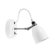 Lovell Wall Sconce, 200-White, Galvanized Arm, SWH-Standard White Cord Lovell Wall Sconce, 200-White, Galvanized Arm, SWH-Standard White Cord