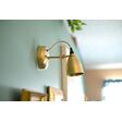 Lovell Wall Sconce, 997-Natural Raw Brass, Raw Brass Arm, CSGW-Gold & White Cloth Cord Lovell Wall Sconce, 997-Natural Raw Brass, Raw Brass Arm, CSGW-Gold & White Cloth Cord