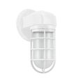 Streamline Industrial Guard Sconce, 200-White, CGG-Standard Cast Guard, FST-Frosted Glass Streamline Industrial Guard Sconce, 200-White, CGG-Standard Cast Guard, FST-Frosted Glass