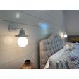 (2) Mini Eclipse Wall Sconce, 200-White, G33 Arm, 60W, G40 Watt, White Bulbs | Customer Submission (2) Mini Eclipse Wall Sconce, 200-White, G33 Arm, 60W, G40 Watt, White Bulbs | Customer Submission