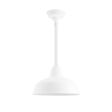 14" Avalon, 200-White, 12" Stem, Hang Straight Canopy 14" Avalon, 200-White, 12" Stem, Hang Straight Canopy