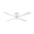 Kwartet Ceiling Fan, Matte White with Matte White Blades Kwartet Ceiling Fan, Matte White with Matte White Blades