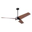 Ambit DC Ceiling Fan, Matte Black, Mahogany Blades, 17W LED Light Ambit DC Ceiling Fan, Matte Black, Mahogany Blades, 17W LED Light