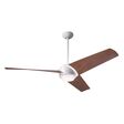 Ambit DC Ceiling Fan, Matte White, Mahogany Blades, 17W LED Light Ambit DC Ceiling Fan, Matte White, Mahogany Blades, 17W LED Light