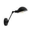 Parabolic Wall Sconce, 100-Black, Extended Arm Parabolic Wall Sconce, 100-Black, Extended Arm