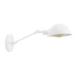 Parabolic Wall Sconce, 200-White, Extended Arm Parabolic Wall Sconce, 200-White, Extended Arm