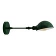 Parabolic Wall Sconce, 300-Dark Green, Extended Arm Parabolic Wall Sconce, 300-Dark Green, Extended Arm