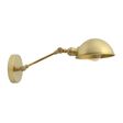 Parabolic Wall Sconce, 997-Natural Raw Brass, Extended Arm Parabolic Wall Sconce, 997-Natural Raw Brass, Extended Arm