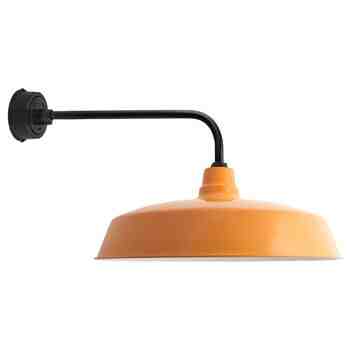 28" The Original™ Gooseneck LED, 495-Sherbet Orange, G8 Gooseneck Arm, 100-Black