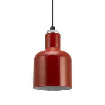 Chateau Food Warmer Pendant, 400-Barn Red, Black Jacketed Cord