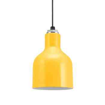 Tuscany Food Warmer Pendant, 500-Buttery Yellow, Black Jacketed Cord