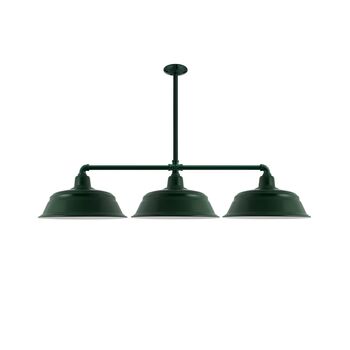 Bomber 3-Light, 300-Dark Green, 18" Arms