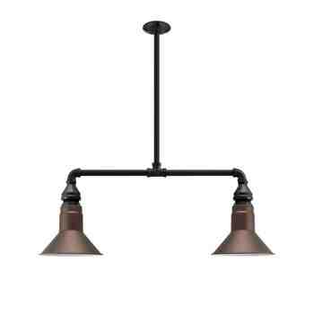 Canal SoHo 2-Light, 615-Oil-Rubbed Bronze, Mounting in 100-Black