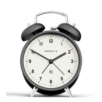 The Charlie Bell Alarm Clock, Matte Black