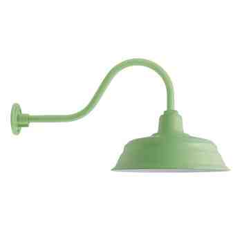 15" Bomber, 320-Fern Green, G22 Gooseneck Arm