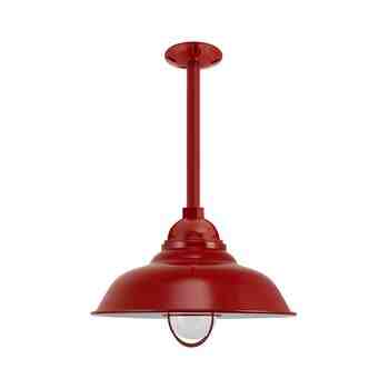16" Chicago, 400-Barn Red, WGG-Wire Guard, FST-Frosted Glass