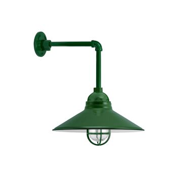 Green enamel sale barn light