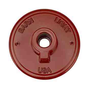 Gooseneck Arm Wall Backing Plate, 400-Barn Red