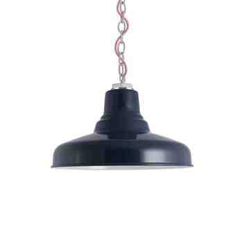 14" Union LED, 705-Navy, Mounting in 975-Galvanized, CRZ-Red Chevron Cord