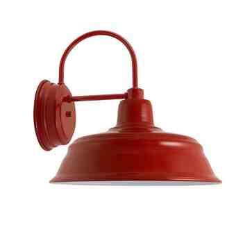 15" Bomber LED Wall Sconce, 400-Barn Red