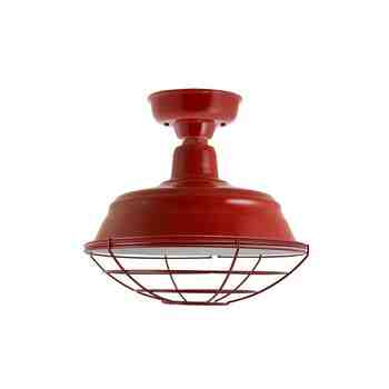 15" Bomber LED, 400-Barn Red, Wire Cage
