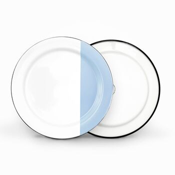 Metal best sale enamel plates