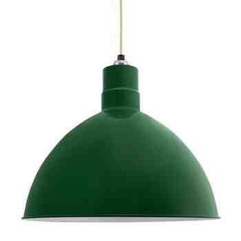 24" Wilcox LED, 307-Emerald Green, CSGW-Gold & White Cloth Cord