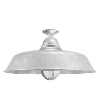 E.T.ライト1980年代アメリカアンティーク Chicago Vintage Industrial Flush Mount Light | Barn Light