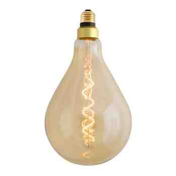 LED Amber A50 300 Lumen Bulb - On