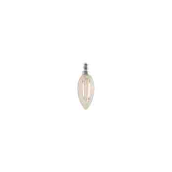 LED Clear B11 200 Lumen Bulb - On